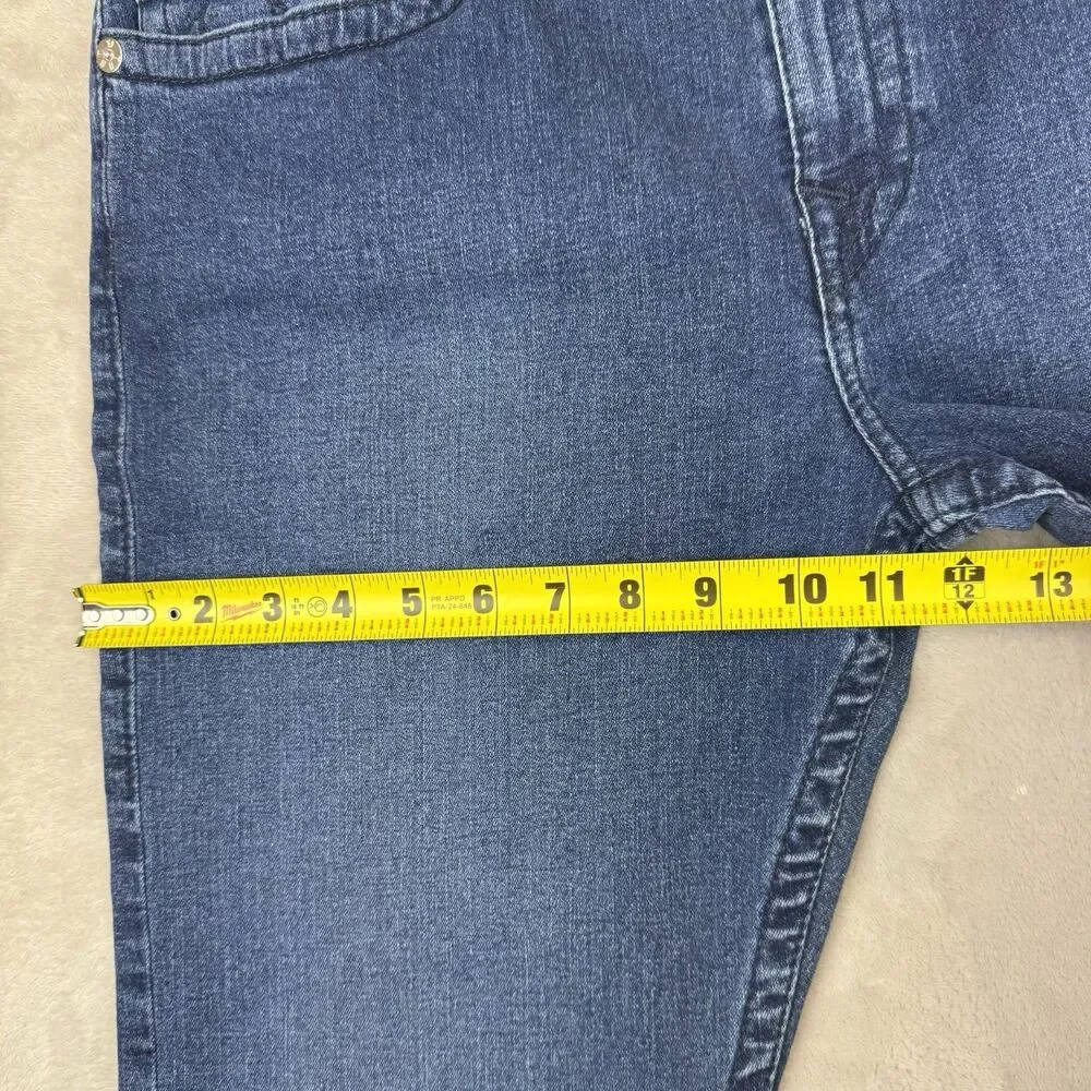 True Religion Ricky Jeans Men's 32 NWT Relaxed Straight Grgd Offset Blue Denim